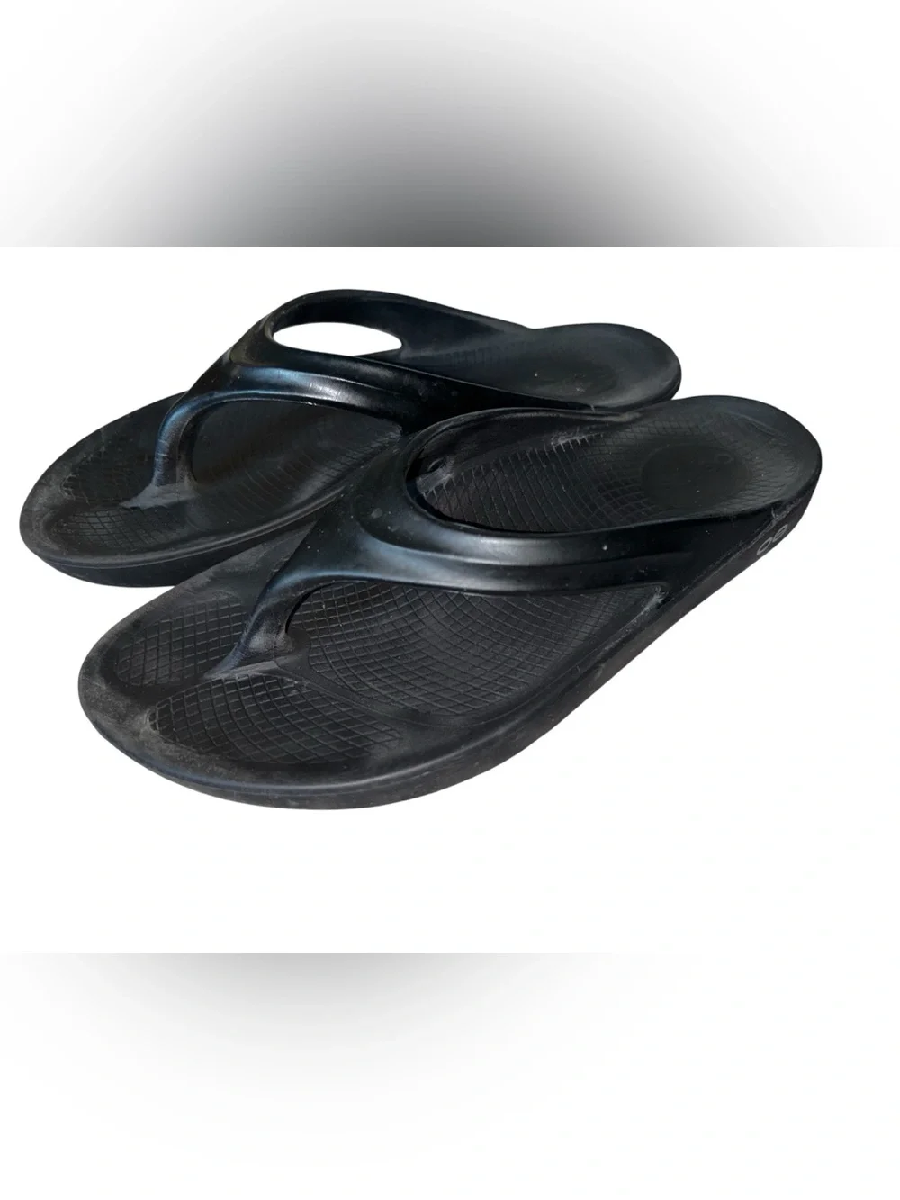 Oofos Original Sandals Black M6 W8 Recovery Footwear Flip Flop Shoes
